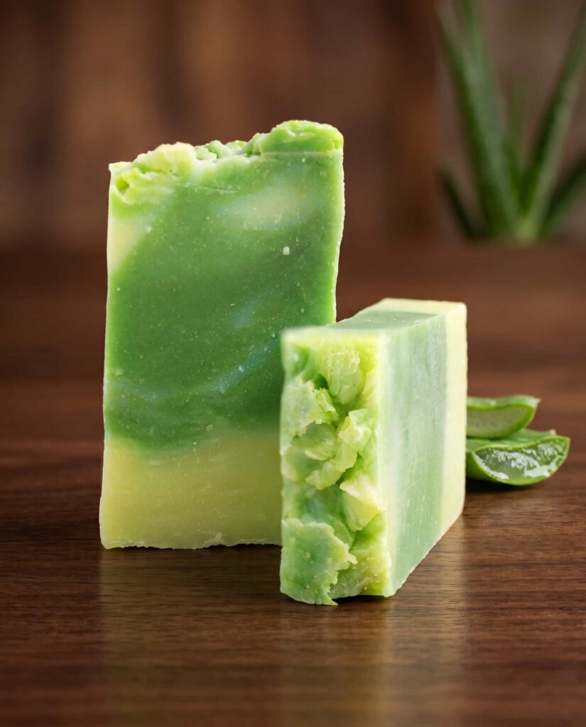 Jabón Artesano de Aceite de Oliva y Aloe Vera